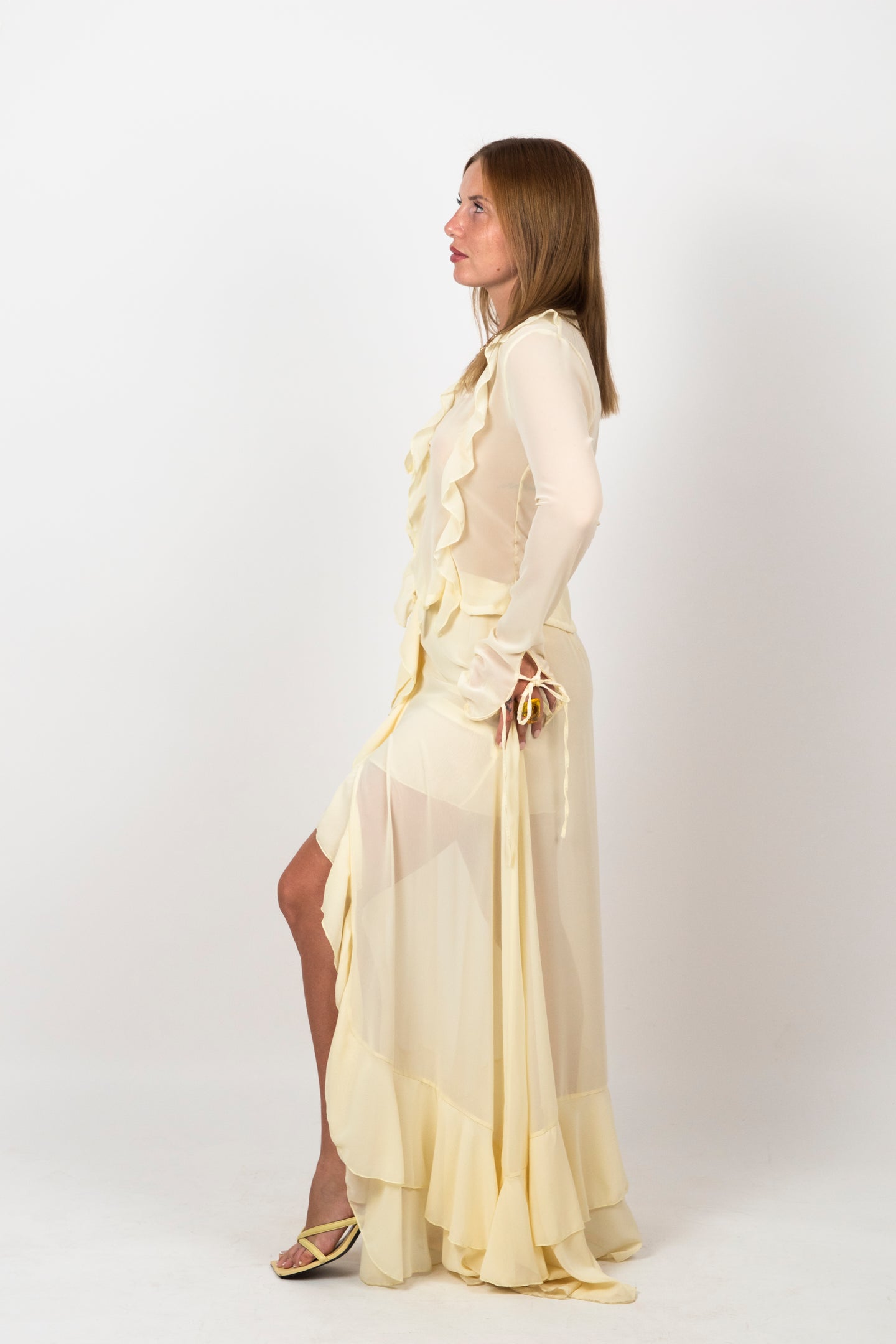 Falda Amarillo Mantequilla