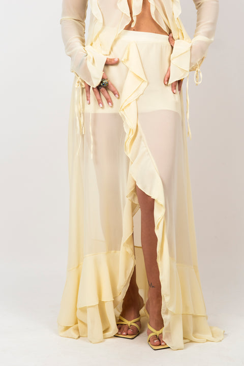 Falda Amarillo Mantequilla