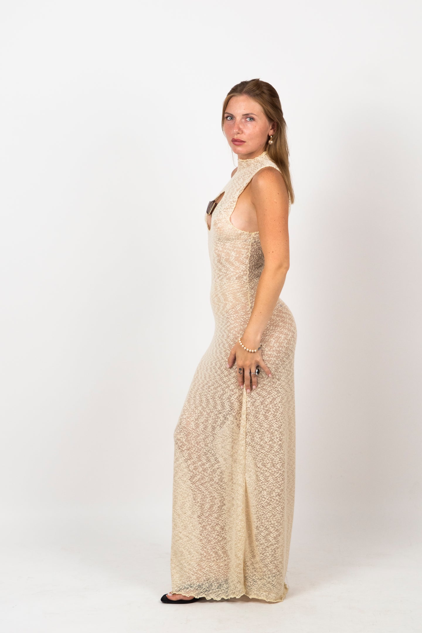 Vestido Tricot Cinturón